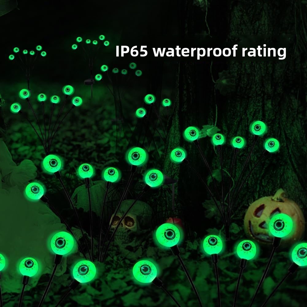 Solar Christmas Lights Outdoor String Lights Waterproof Halloween Decoration for Garden and Patio