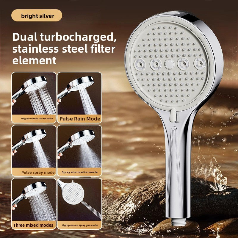 Install a spray booster shower head
