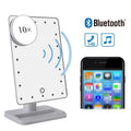 Bluetooth Makeup Mirror with Speaker and LED Light