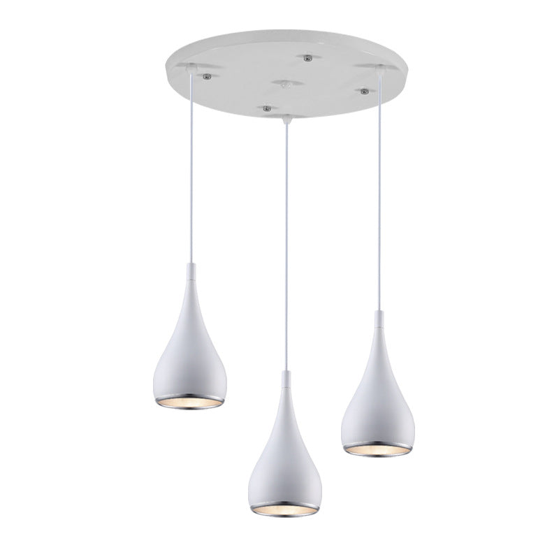 Iron Pendant Lamp Modern Nordic Bedroom Lighting Metal