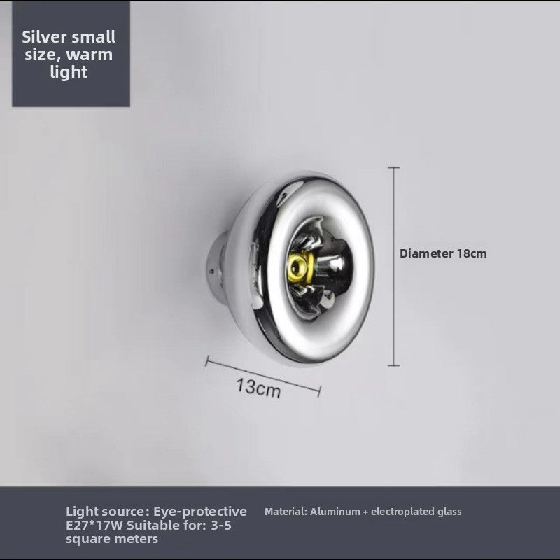 Glass Wall Lamp Modern LED Light Lighting Tempered