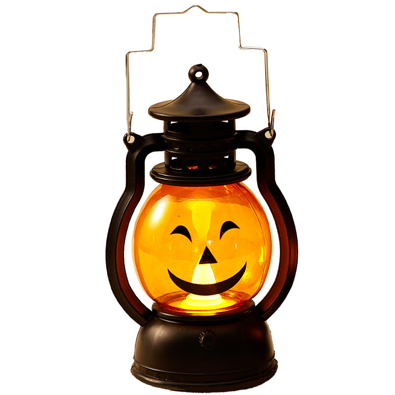 Halloween Retro Small Oil Lamp Pumpkin Lantern Ghost Night
