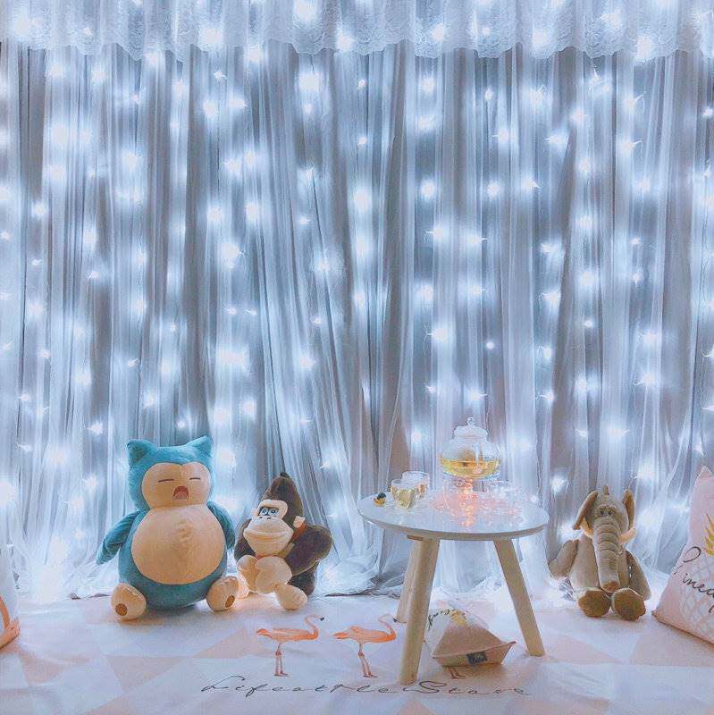 Decorative LED Curtain Light String Lighting Lamp