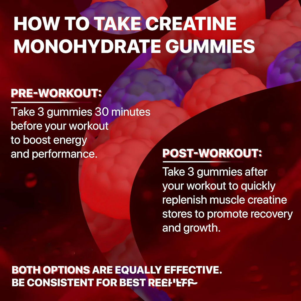 Muscle Boost Gummies Daily Fitness Support Supplement Chews