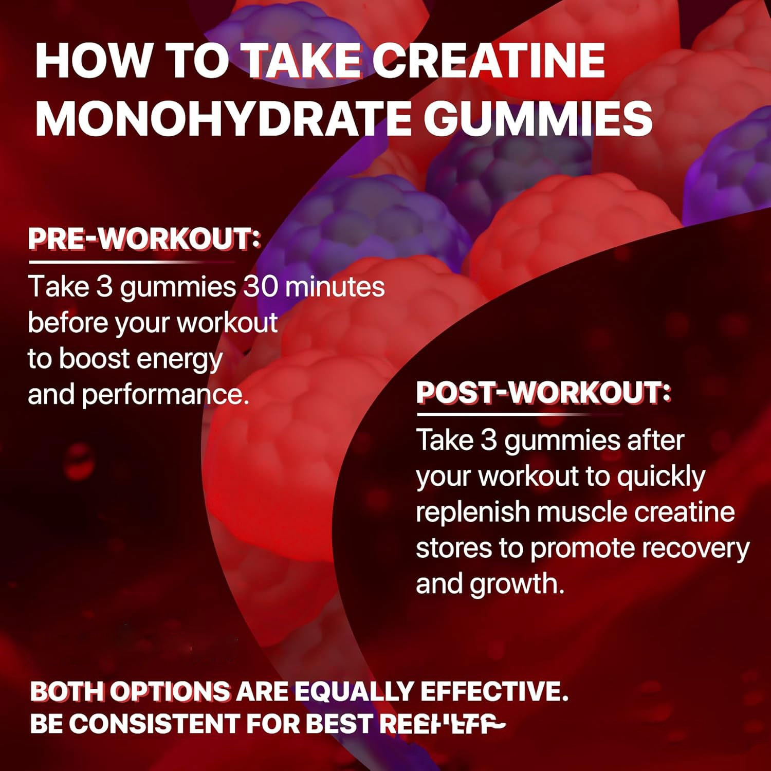 Muscle Boost Gummies Daily Fitness Support Supplement Chews