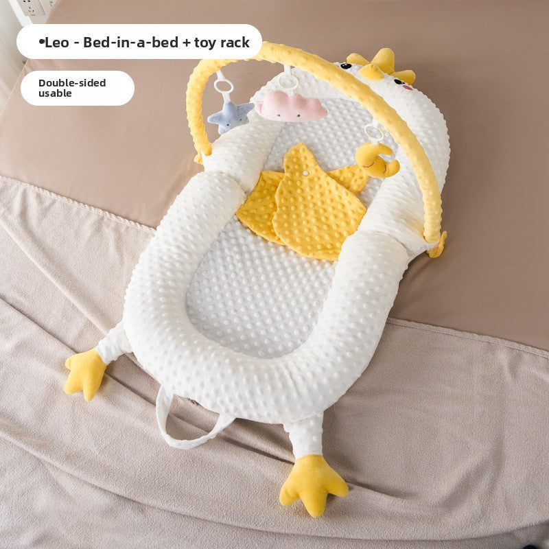 Newborn Anti Roll Sleep Positioner Soothing Baby Bed Support Nest