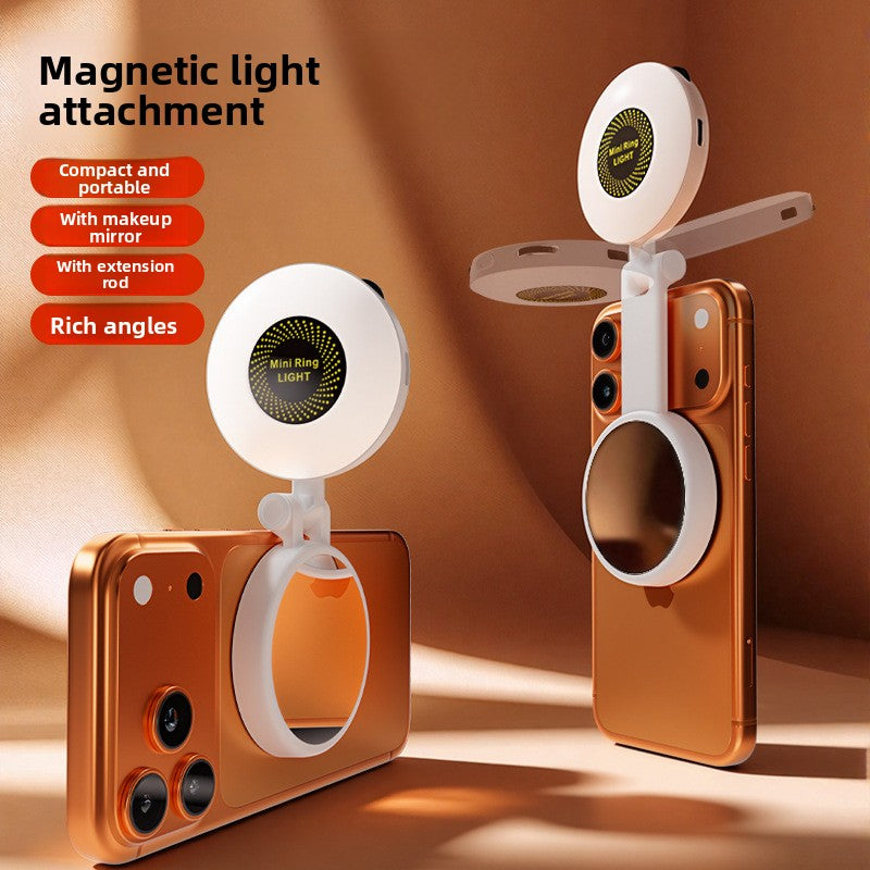 Magnetic Phone Fill Light Adjustable Color Temperature Lamp