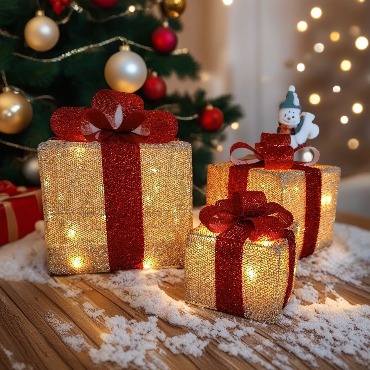 Christmas Ornament Set Shatterproof Tree Baubles Holiday Decorations for Indoor Trees