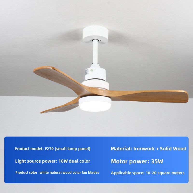 Variable Frequency Ceiling Fan Light Remote Control LED