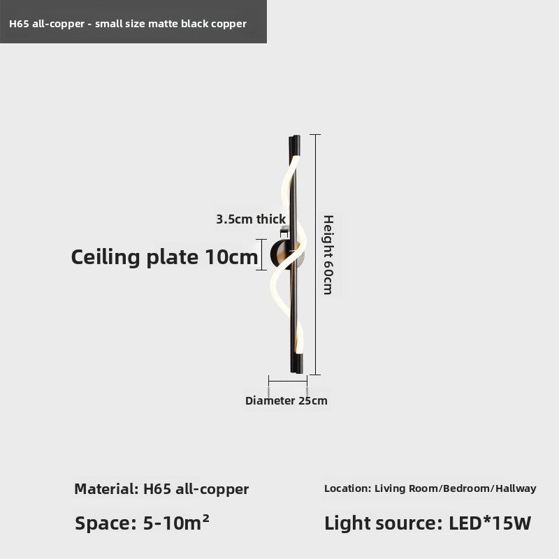 Minimalist Line Wall Lamp LED Ambient Lighting Light