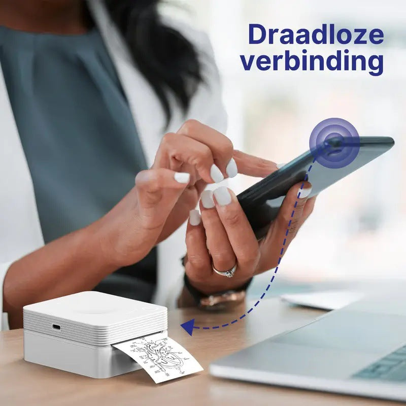 Portable Thermal Printer Wireless Inkless Label and Note Printer