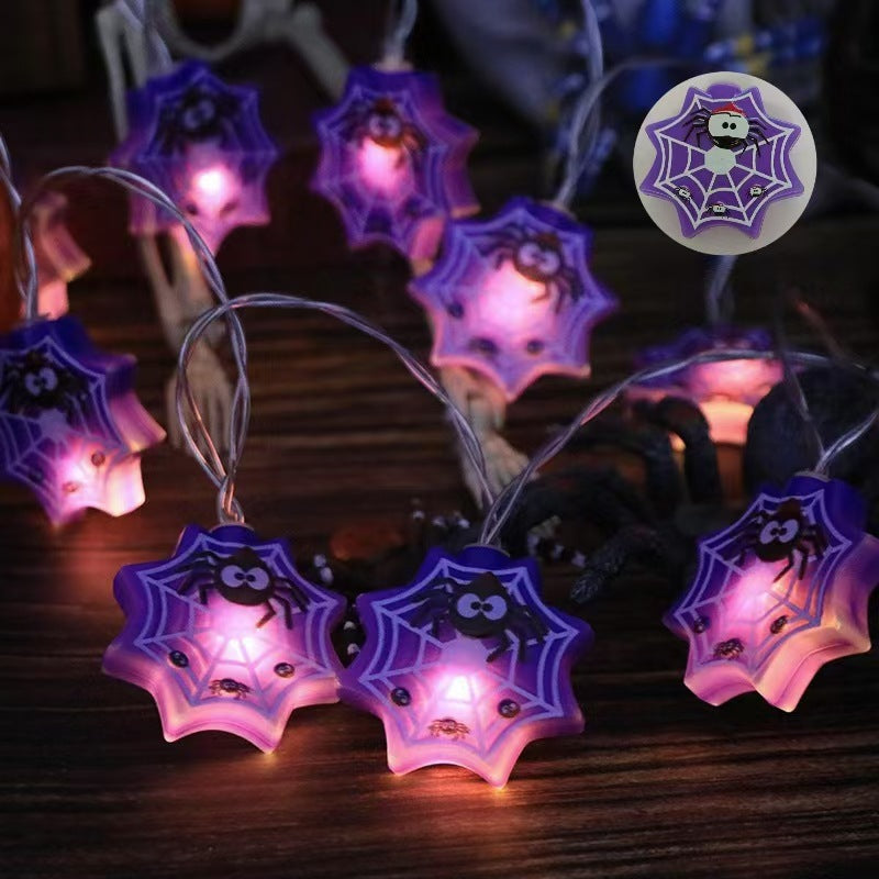 Halloween LED Light String Pumpkin Ghost Outdoor Holiday