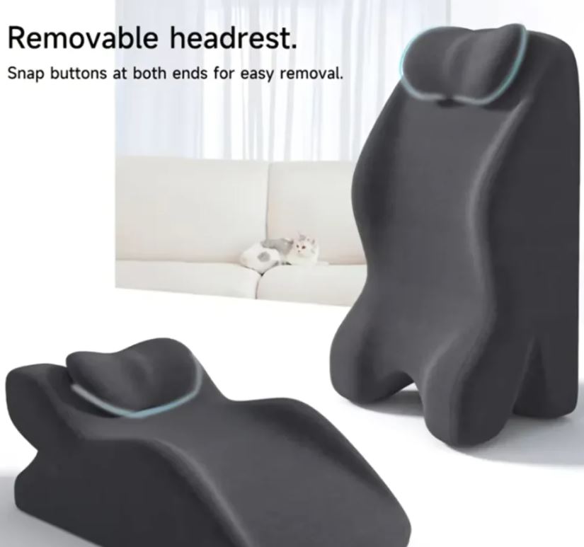 Stomach Sleeper Pillow Low Profile Ergonomic Bed Pillow for Front Sleepers