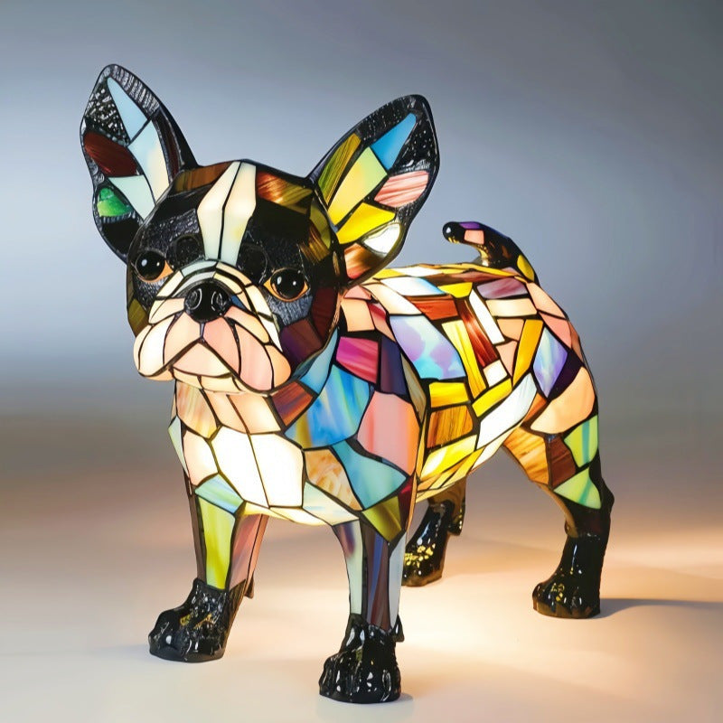 LED Night Light Animal Statue Ambient Bedside Lamp Home Decor