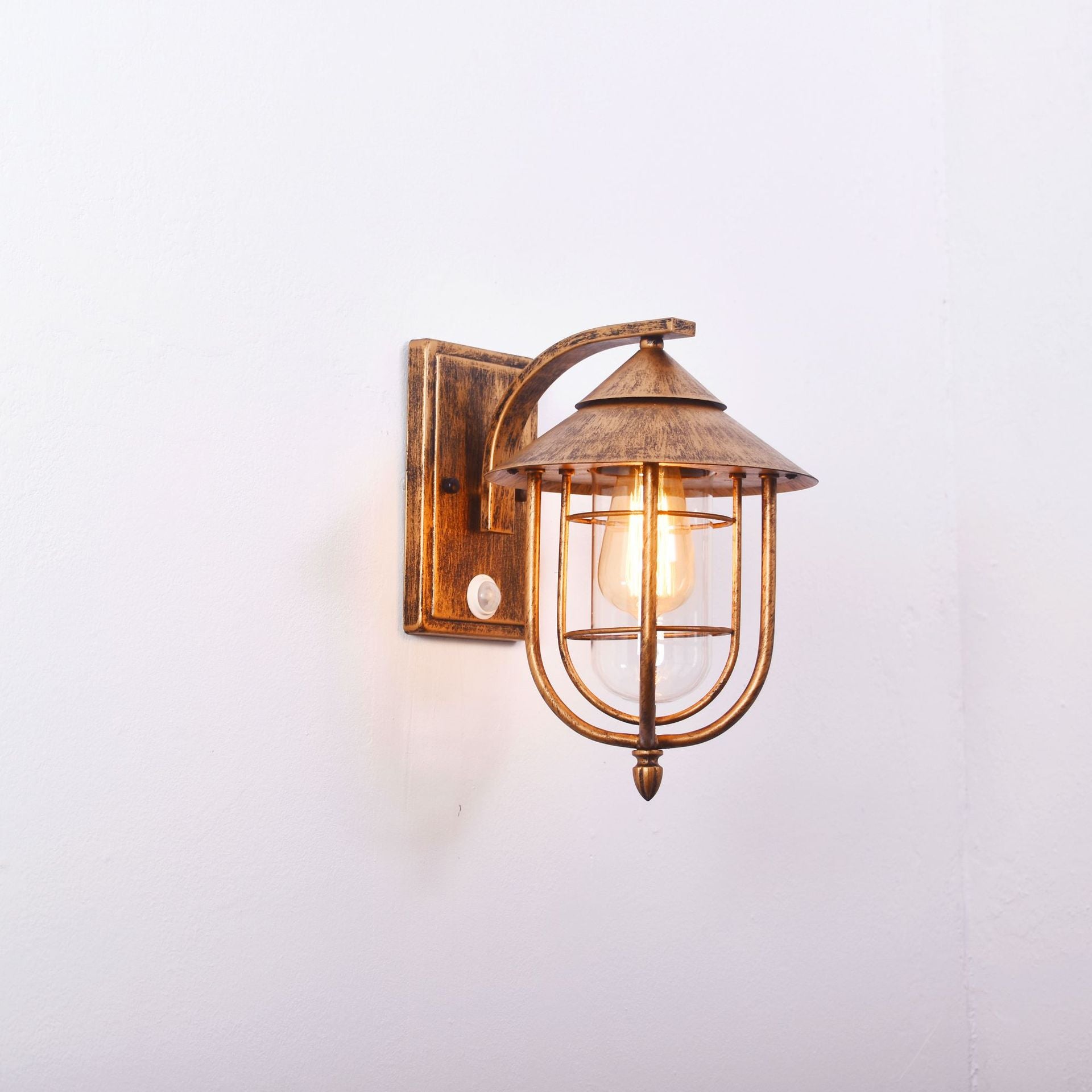 Nordic Outdoor Human Sensor Wall Light Waterproof Retro LED