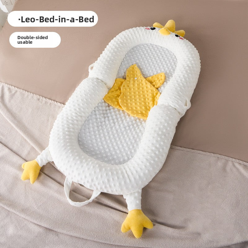 Newborn Anti Roll Sleep Positioner Soothing Baby Bed Support Nest