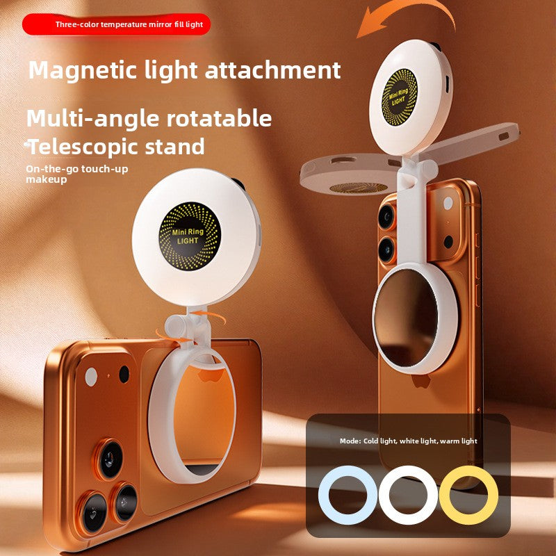 Magnetic Phone Fill Light Adjustable Color Temperature Lamp