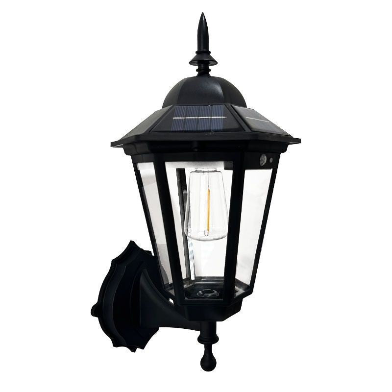 Solar Powered Outdoor Wall Light Motion Sensor Lamp