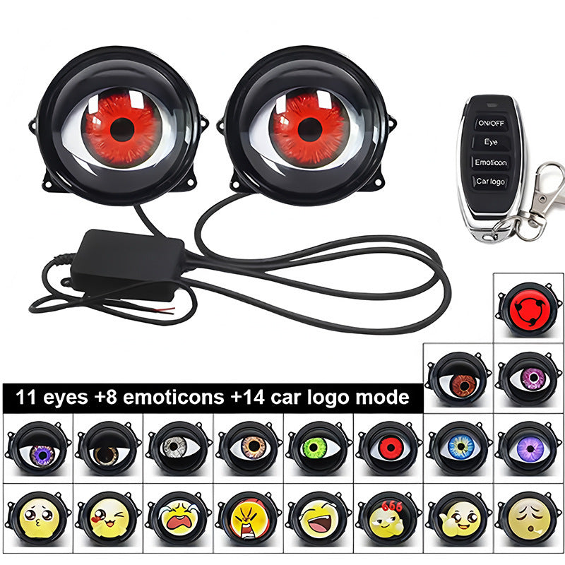 Devil Eye LED Dynamic Car Headlight Ambient Lamp Lighting