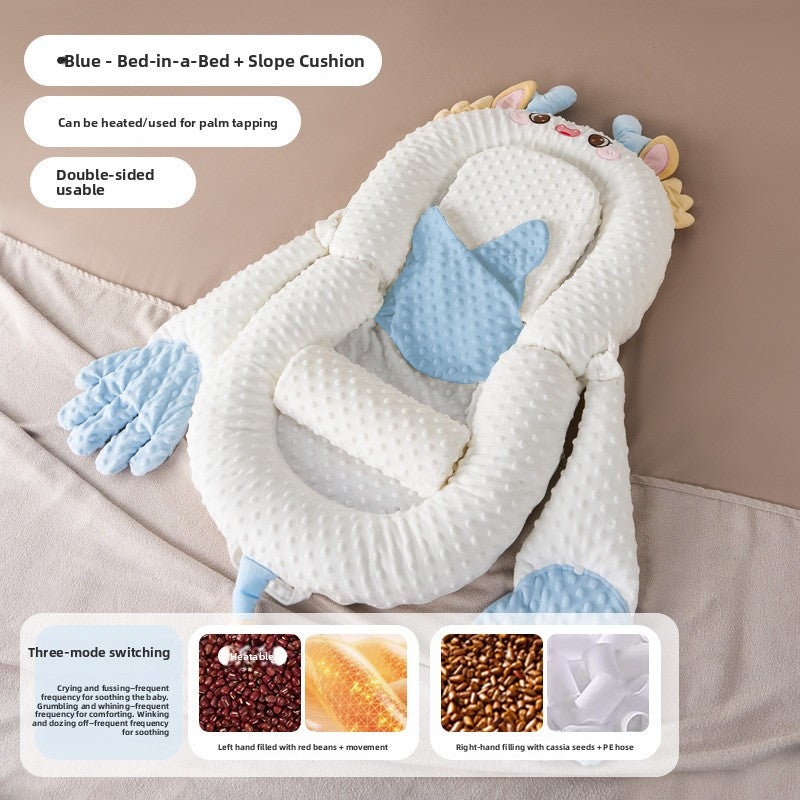 Newborn Anti Roll Sleep Positioner Soothing Baby Bed Support Nest