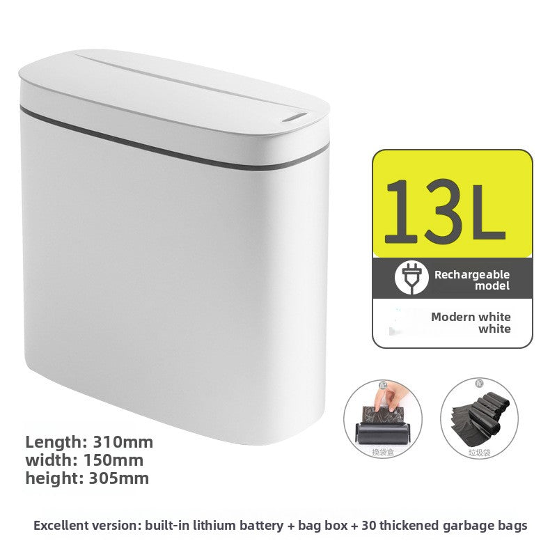 Intelligent Sensing Trash Can Touch Free Automatic Bin with Storage
