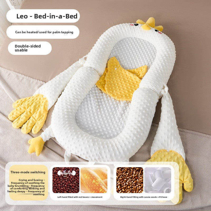Newborn Anti Roll Sleep Positioner Soothing Baby Bed Support Nest