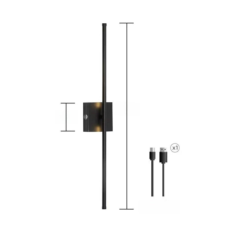 Magnetic Rechargeable Crystal Wall Lamp USB Light