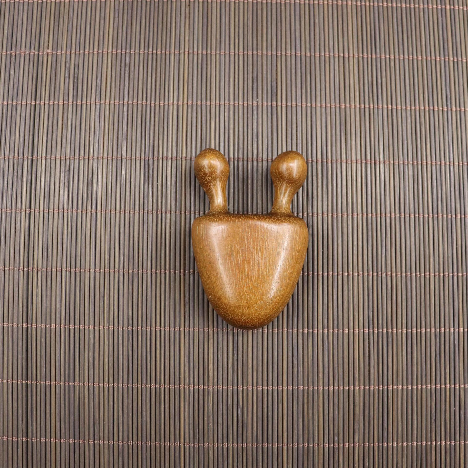 Sandalwood Scalp Massager Wooden Five Tooth Head Comb
