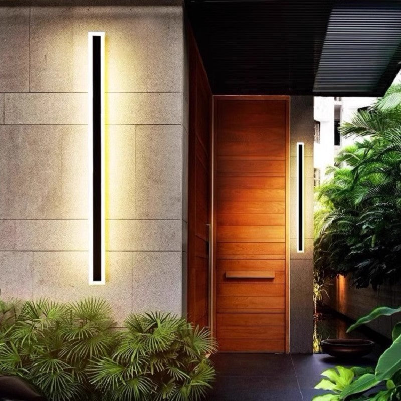 Minimalist Linear Outdoor LED Wall Light Lighting Lamp