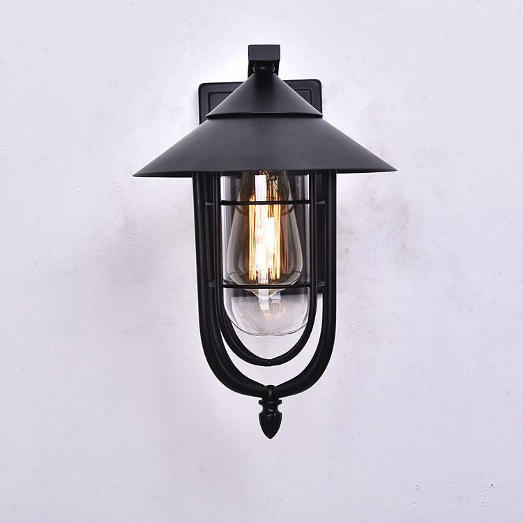 Nordic Outdoor Human Sensor Wall Light Waterproof Retro LED
