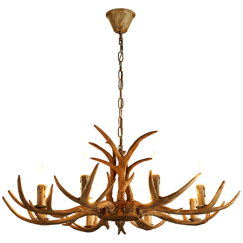 Antler Resin Chandelier LED Pendant Light Lighting Lamp