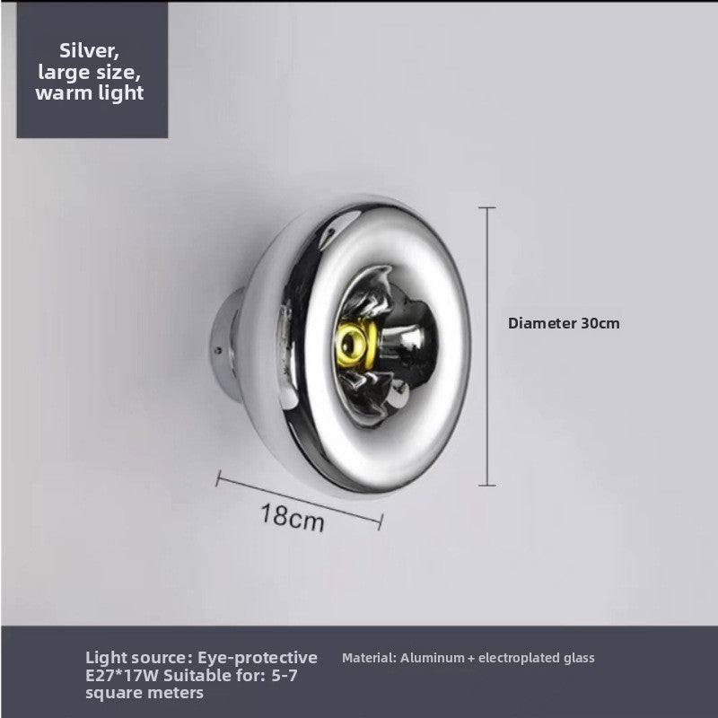 Glass Wall Lamp Modern LED Light Lighting Tempered