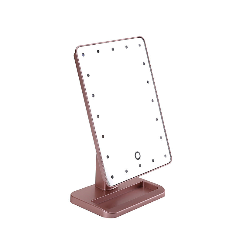 Bluetooth Makeup Mirror with Speaker and LED Light