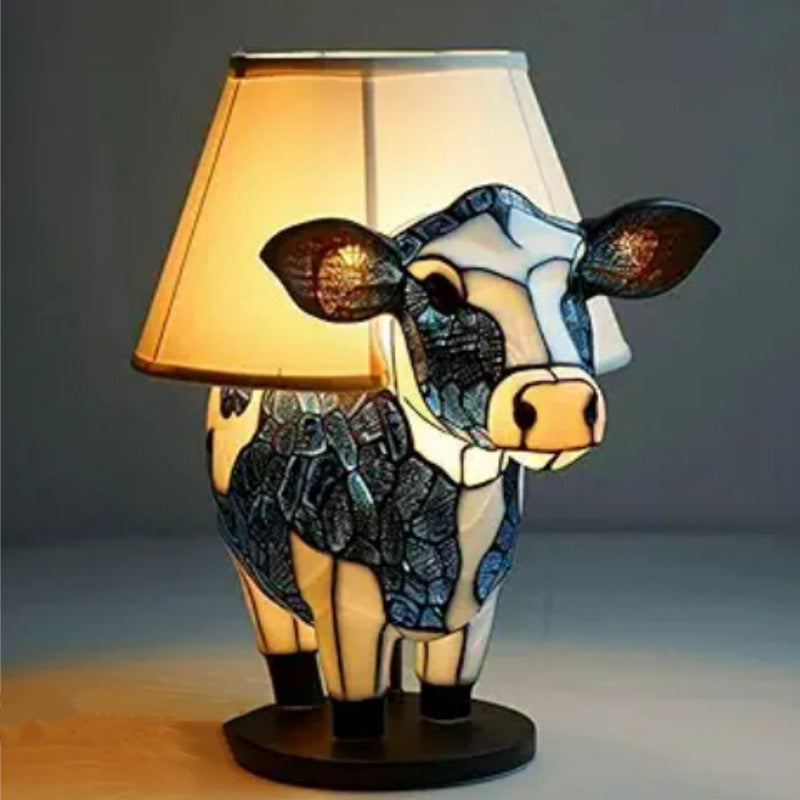 LED Night Light Animal Statue Ambient Bedside Lamp Home Decor
