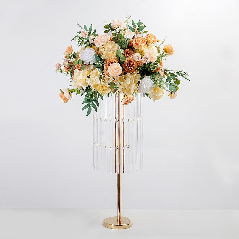 Acrylic Flower Display Rack Clear Tabletop Ornament Stand