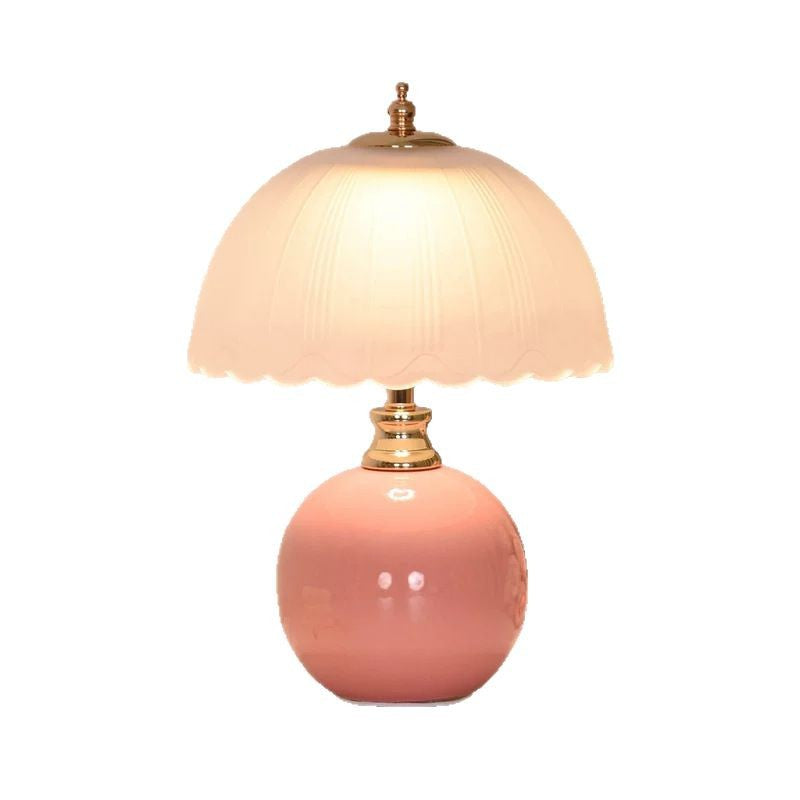 Cream Style Table Lamp Stepless Dimming Light