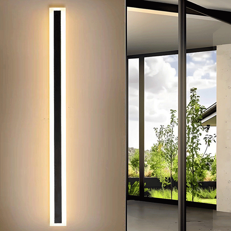 Minimalist Outdoor LED Strip Wall Light Modern Lighting