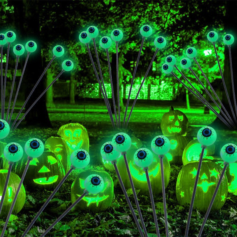 Solar Christmas Lights Outdoor String Lights Waterproof Halloween Decoration for Garden and Patio