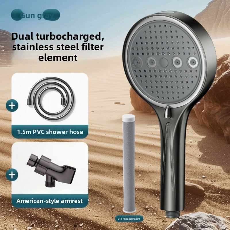 Install a spray booster shower head