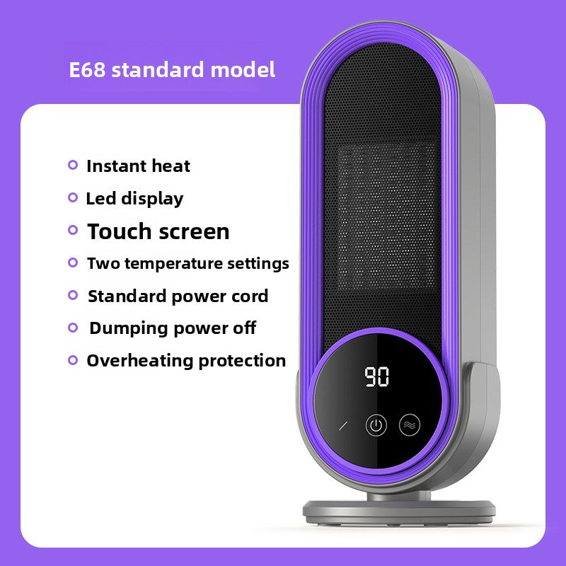 Desktop Ceramic Heater PTC Fast Heating Personal Space Warmer