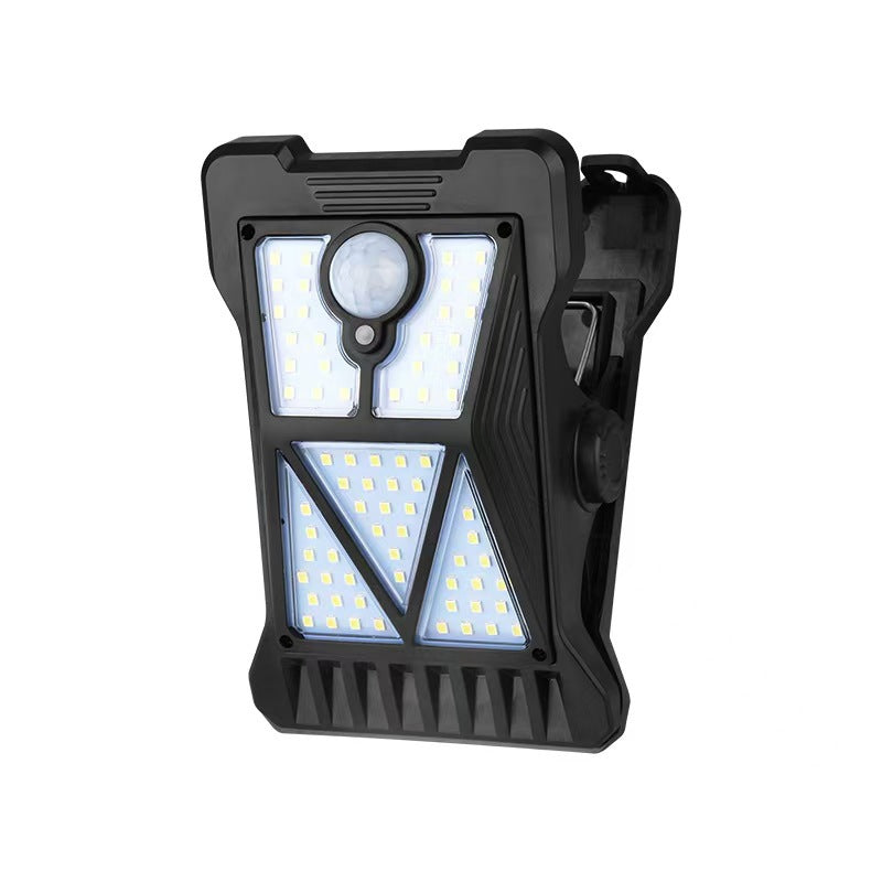 Solar Powered Motion Sensor Outdoor Wall Light Lamp