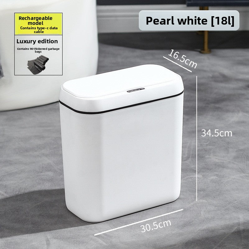 Intelligent Sensing Trash Can Touch Free Automatic Bin with Storage