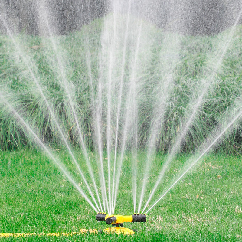 360 Degree Rotating Lawn Sprinkler Three Arm Garden Watering