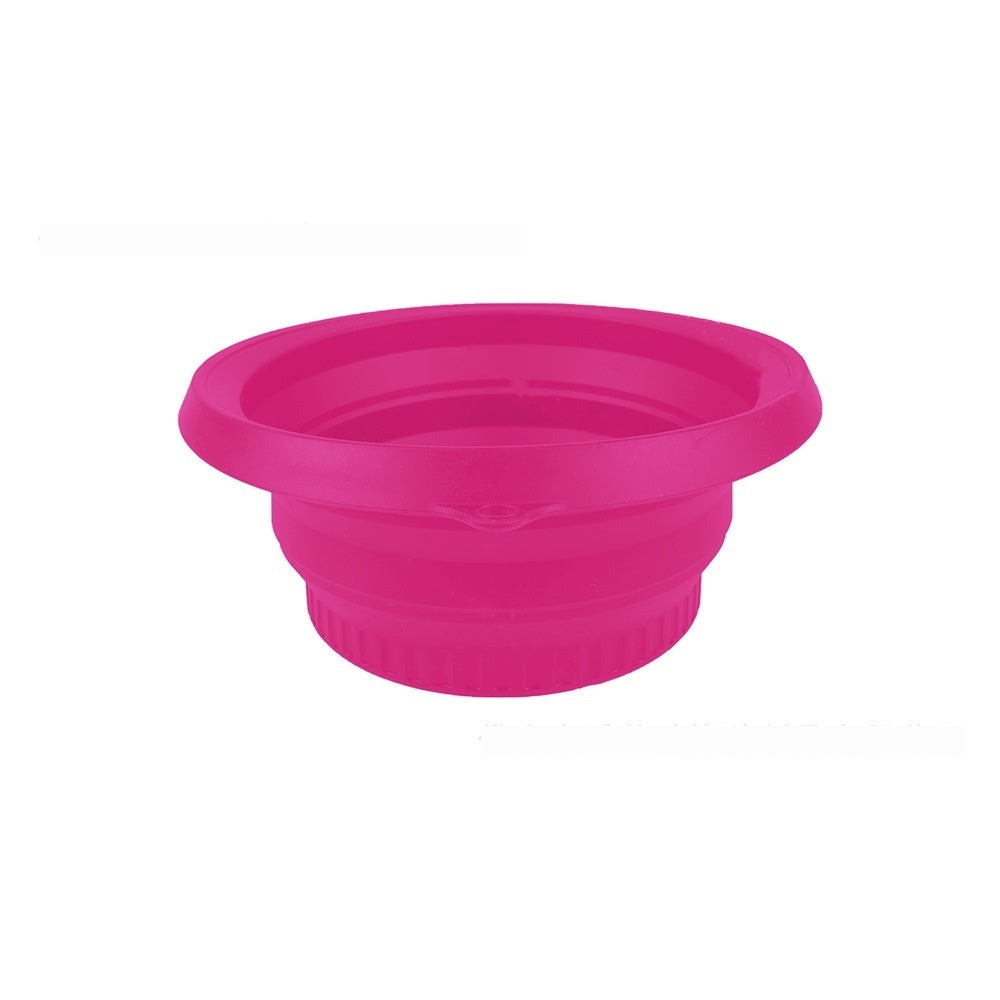 Collapsible Silicone Ice Basin Foldable Wash Bowl for Kitchen