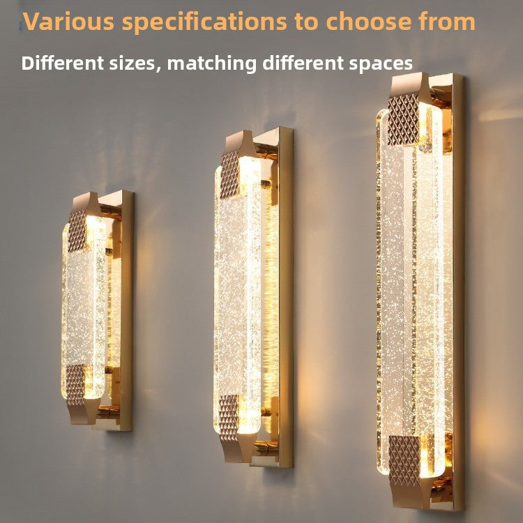 Waterproof Crystal LED Wall Light Indoor Outdoor Use Lamp