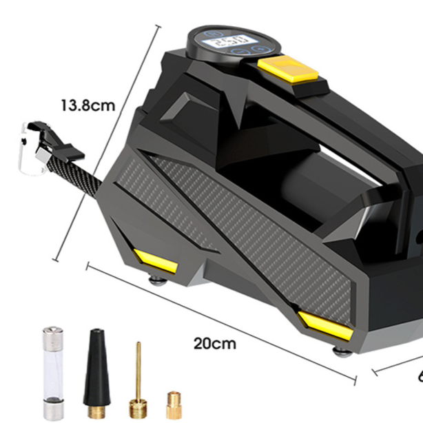 Portable Car Tyre Inflator Digital Air Pump with Pressure Display