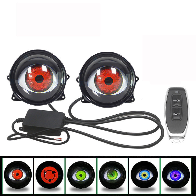Devil Eye LED Dynamic Car Headlight Ambient Lamp Lighting