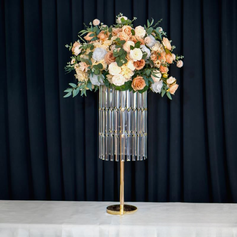 Acrylic Flower Display Rack Clear Tabletop Ornament Stand