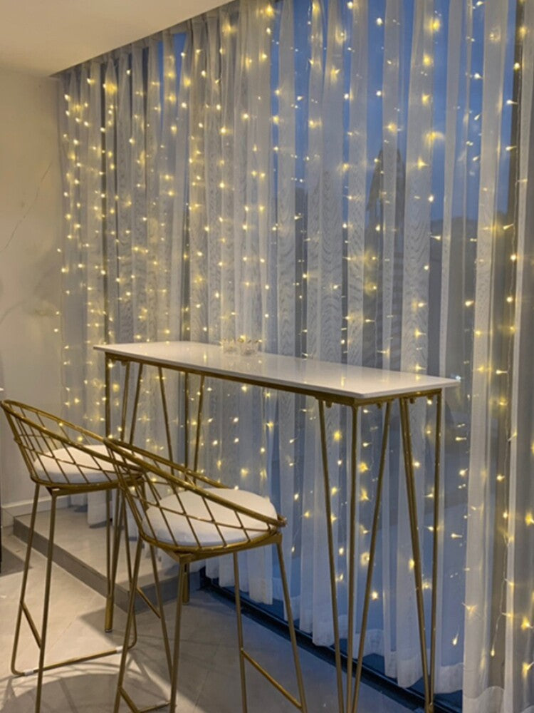 Decorative LED Curtain Light String Lighting Lamp