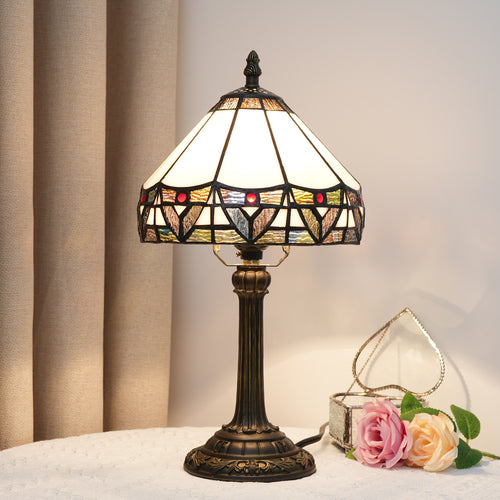 20cm Tiffany Stained Glass Table Lamp Simple European Retro